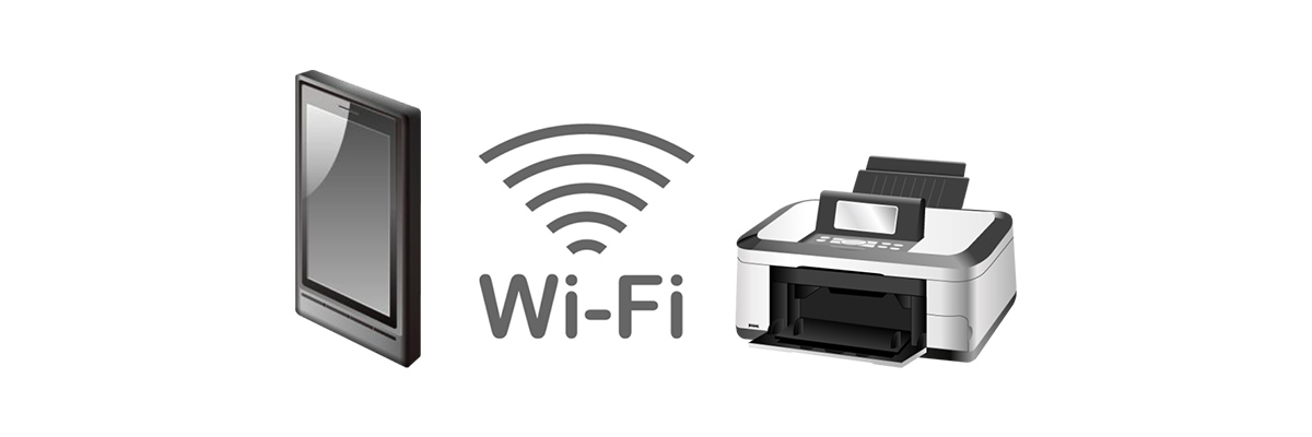 プリンタを「アクセスポイントモード」に設定し、端末の「Wi-Fi」をオンにしてプリンタと直接接続する