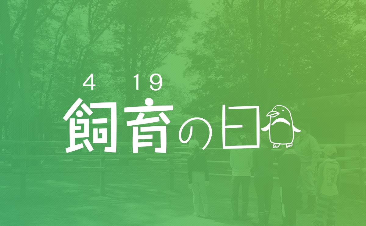 飼育係さんの話が聞けるチャンス!「飼育の日」4月16日に開催!